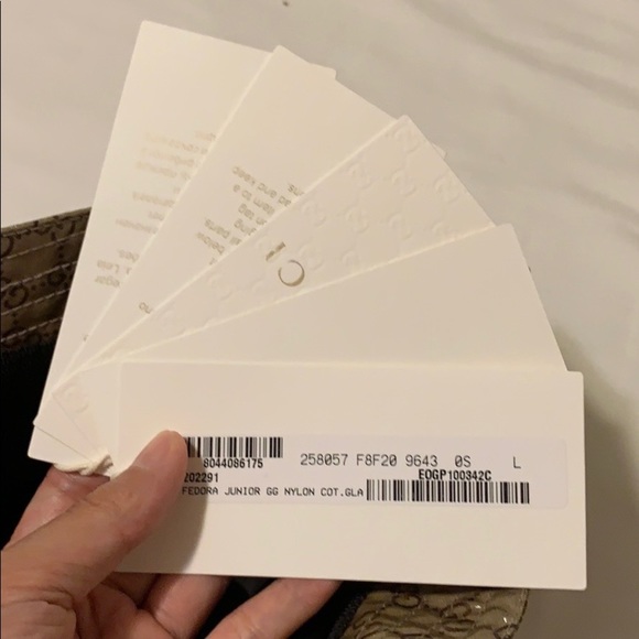 NWT Authentic Gucci Kid’s Crystal GG Fisherman Hat - Picture 7 of 7